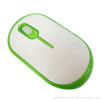 2.4GHz Wireless RF Technology Mouse with Power Switch and 10m Working Distance
